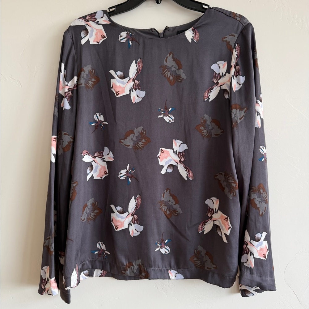 Banana Republic Floral Long Sleeve Women's Top Medium